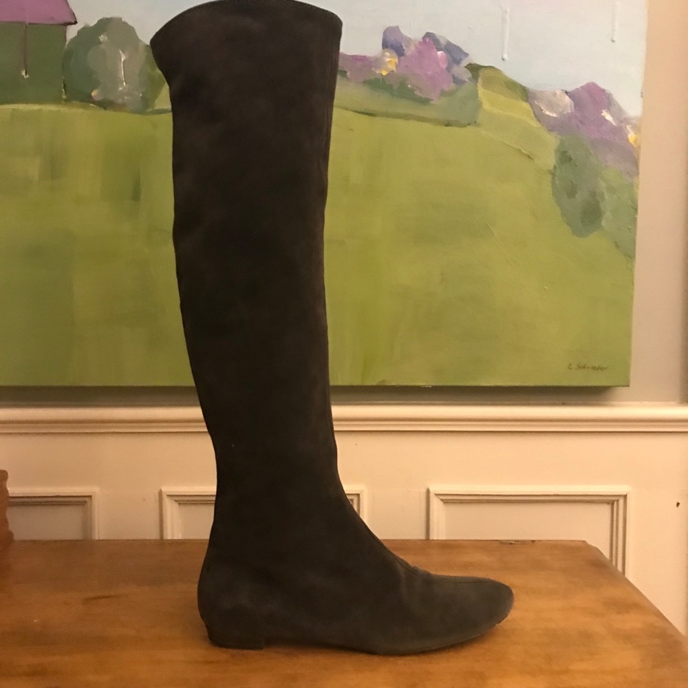 Sebastian Milano Over the Knee Suede Boots